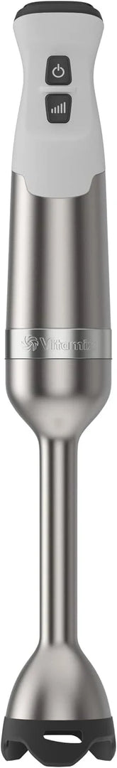 Vitamix 5-Speed Immersion Blender, Professional-Grade Hand Blender with 625-Watt Motor and Stainless-Steel Blade, Stainless Steel/White