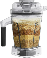 Vitamix 48-Ounce Dry Grains Blender Container with SELF-DETECT, Dishwasher-Safe, BPA-Free, Laser-Cut Stainless-Steel Blades, Tamper Included, Compatible with All Full-Size Vitamix Blenders