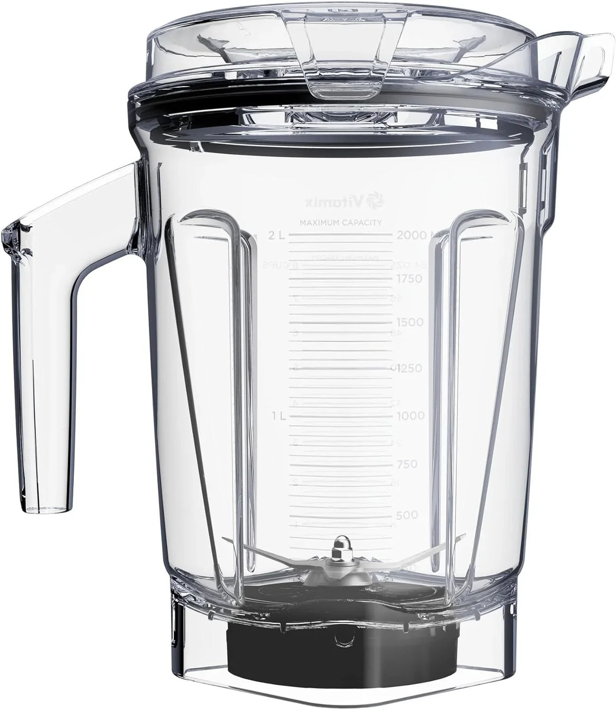 Vitamix 64-Ounce Low-Profile Blender Container with SELF-DETECT, BPA-Free, Laser-Cut Stainless-Steel Blades, Fits Under Most Kitchen Cabinets, Compatible with all full-size Vitamix Blenders