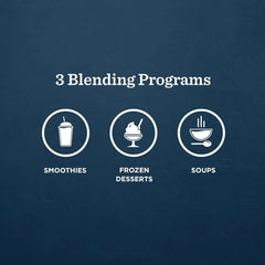 Vitamix Ascent X3 Blender with Three Blending Programs, Self-Cleaning Program, Professional-Grade Blender for Smoothies, Soups and More, Stainless-Steel Blades, 48 Oz Container, Polar White